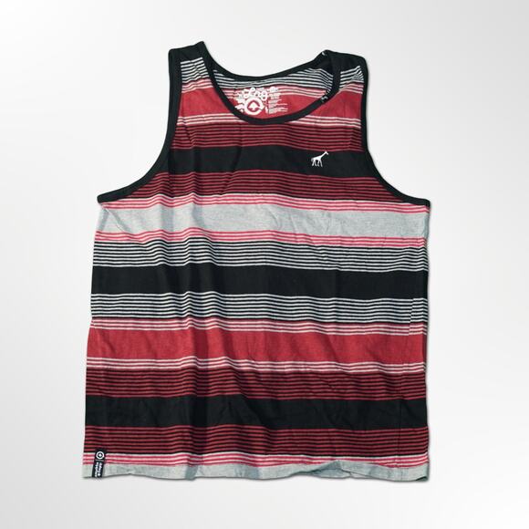 LRG Men's Red and Black Sleeveless Tank Top - Large - Picture 1 of 2